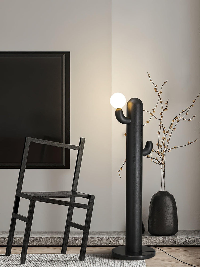 Cactus Wood Floor Lamp-DWHOME
