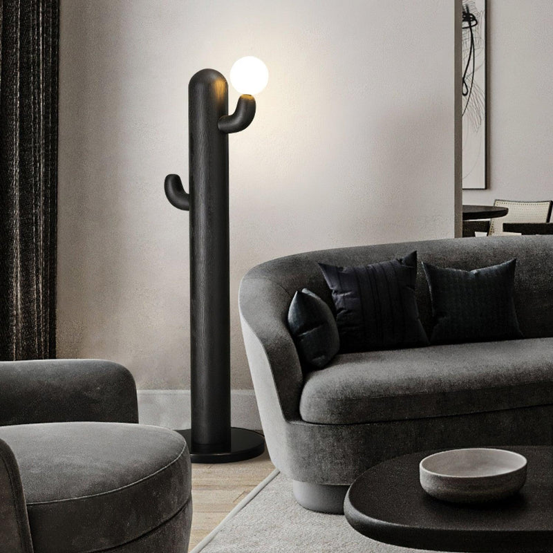 Cactus Wood Floor Lamp-DWHOME
