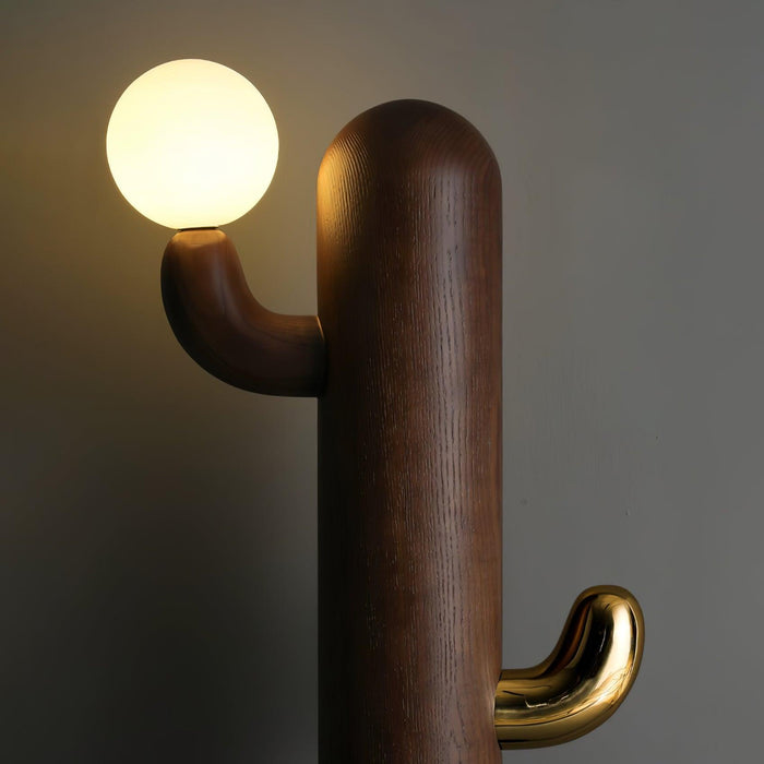 Cactus Wood Floor Lamp-DWHOME