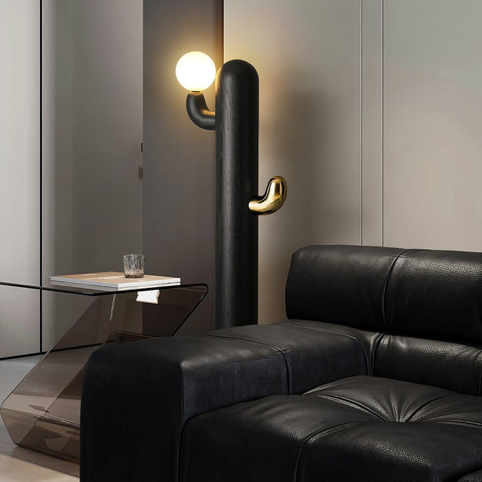 Cactus Wood Floor Lamp-DWHOME