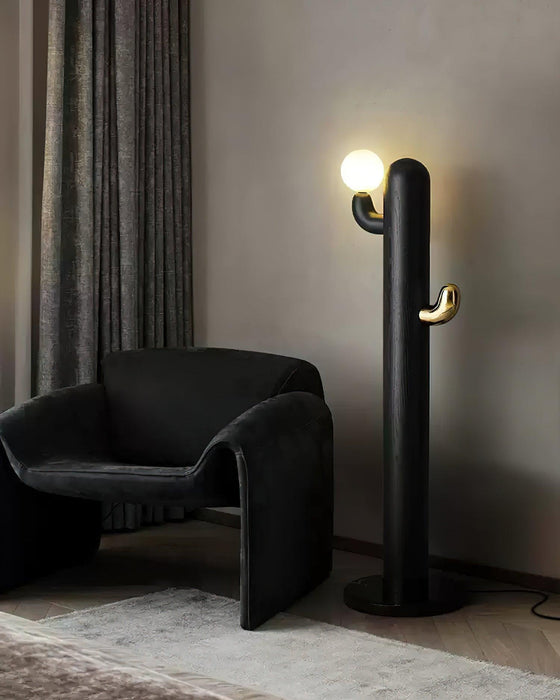 Cactus Wood Floor Lamp-DWHOME