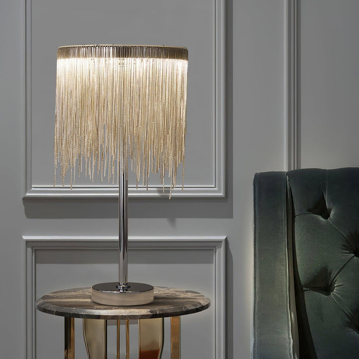 Cadena Tassel Table Lamp-DWHOME