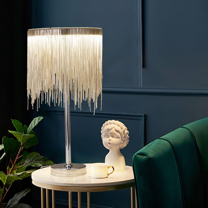 Cadena Tassel Table Lamp-DWHOME