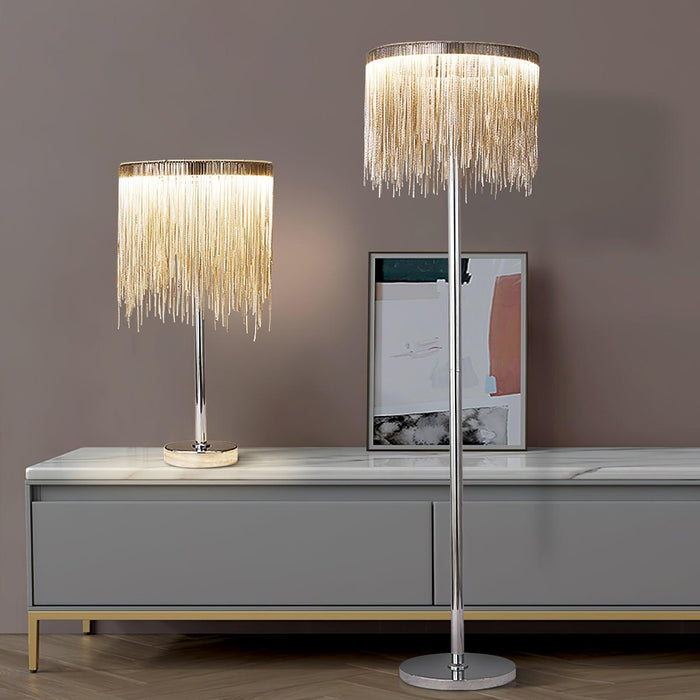 Cadena Tassel Table Lamp-DWHOME