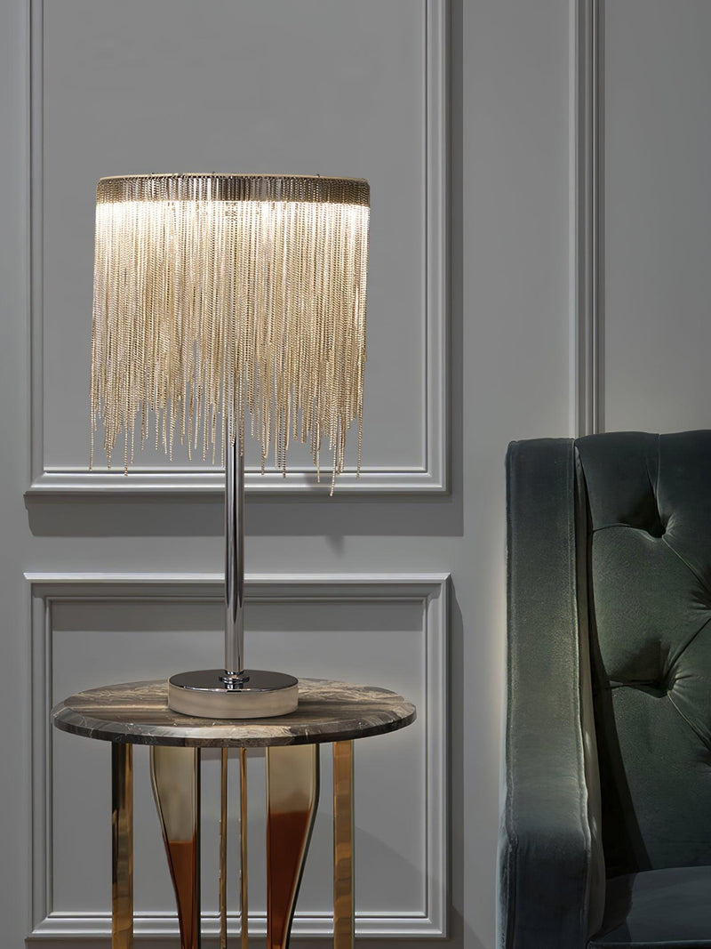 Cadena Tassel Table Lamp-DWHOME