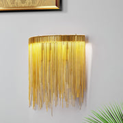 Cadena Tassel Wall Lamp-DWHOME
