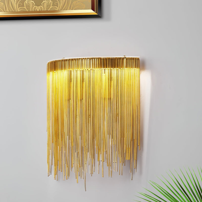 Cadena Tassel Wall Lamp-DWHOME
