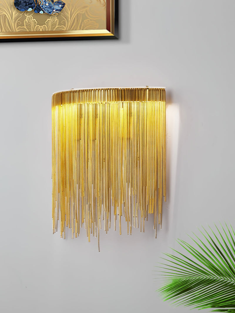 Cadena Tassel Wall Lamp-DWHOME
