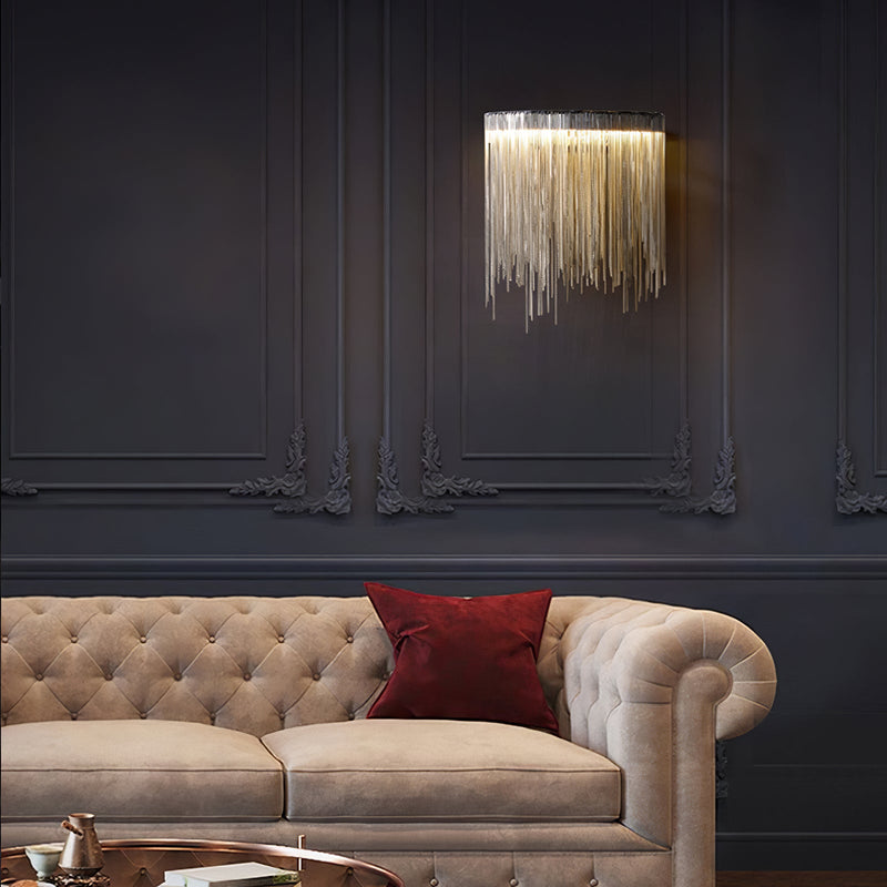 Cadena Tassel Wall Lamp-DWHOME