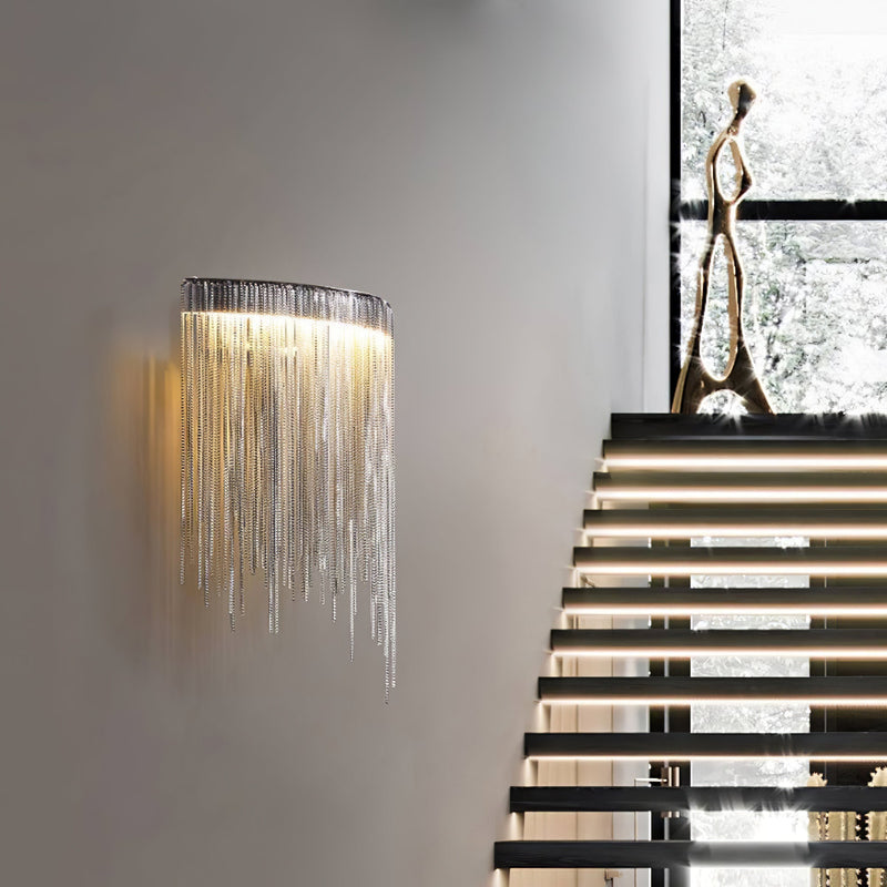 Cadena Tassel Wall Lamp-DWHOME