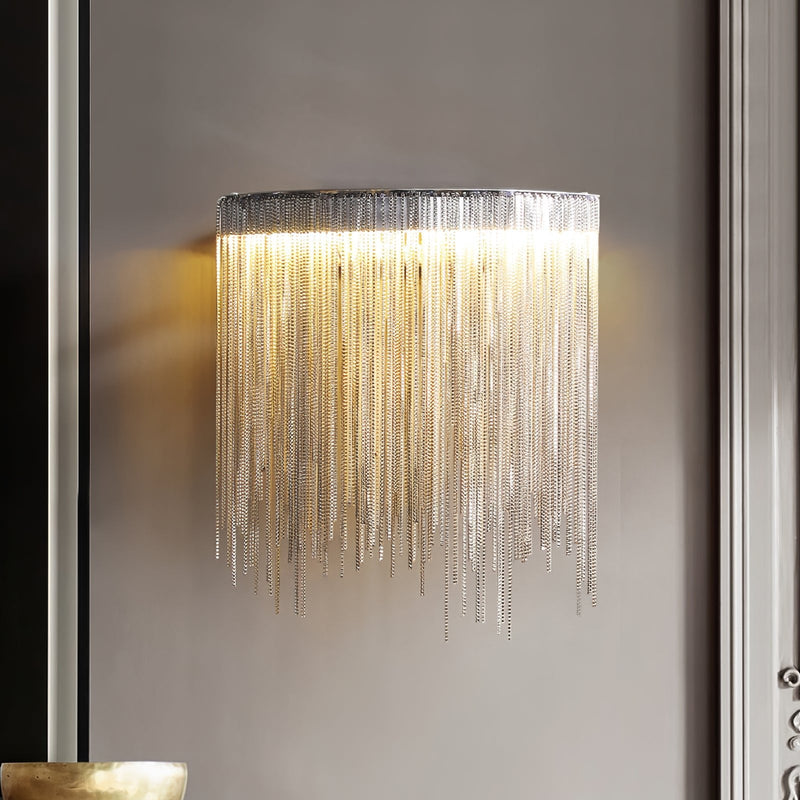 Cadena Tassel Wall Lamp-DWHOME