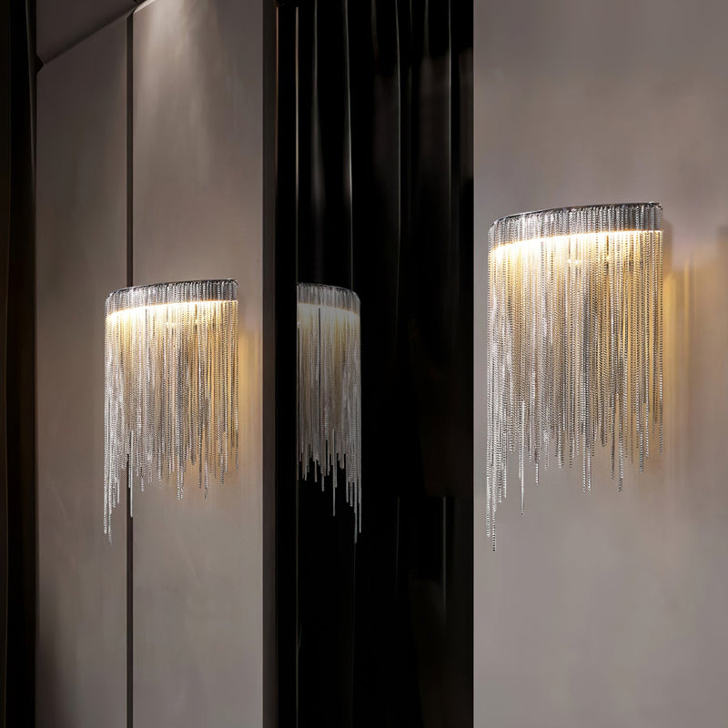 Cadena Tassel Wall Lamp-DWHOME