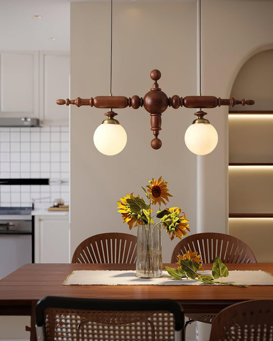 Cambridge Wooden Chandelier-DWHOME