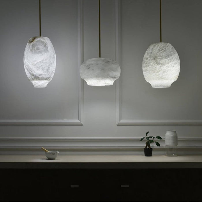 Camille Alabaster Pendant Lamp.