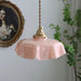 French Flower Pendant Swag Light.