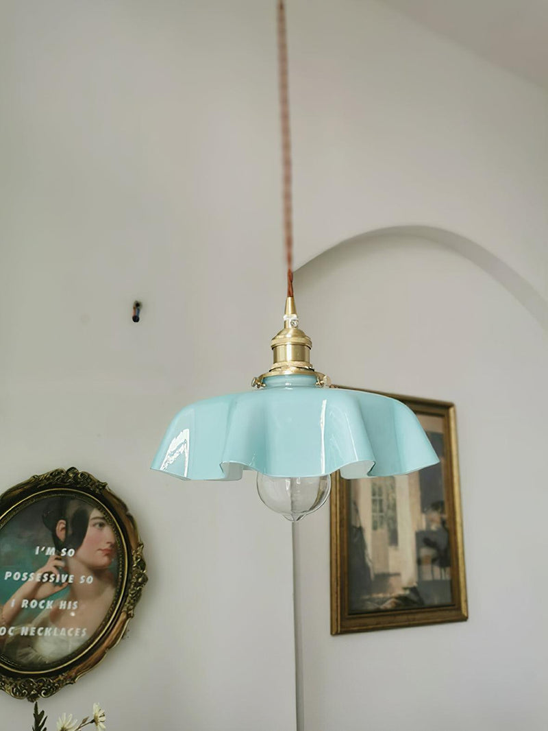 French Flower Pendant Swag Light-DWHOME