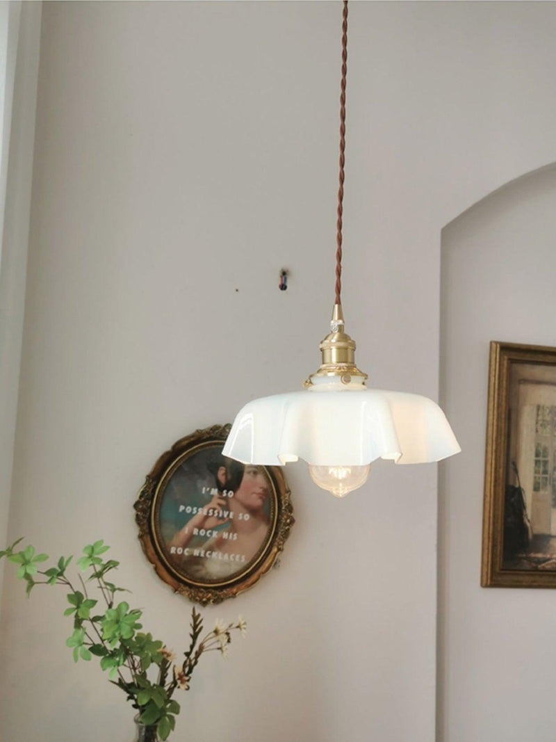 French Flower Pendant Swag Light-DWHOME