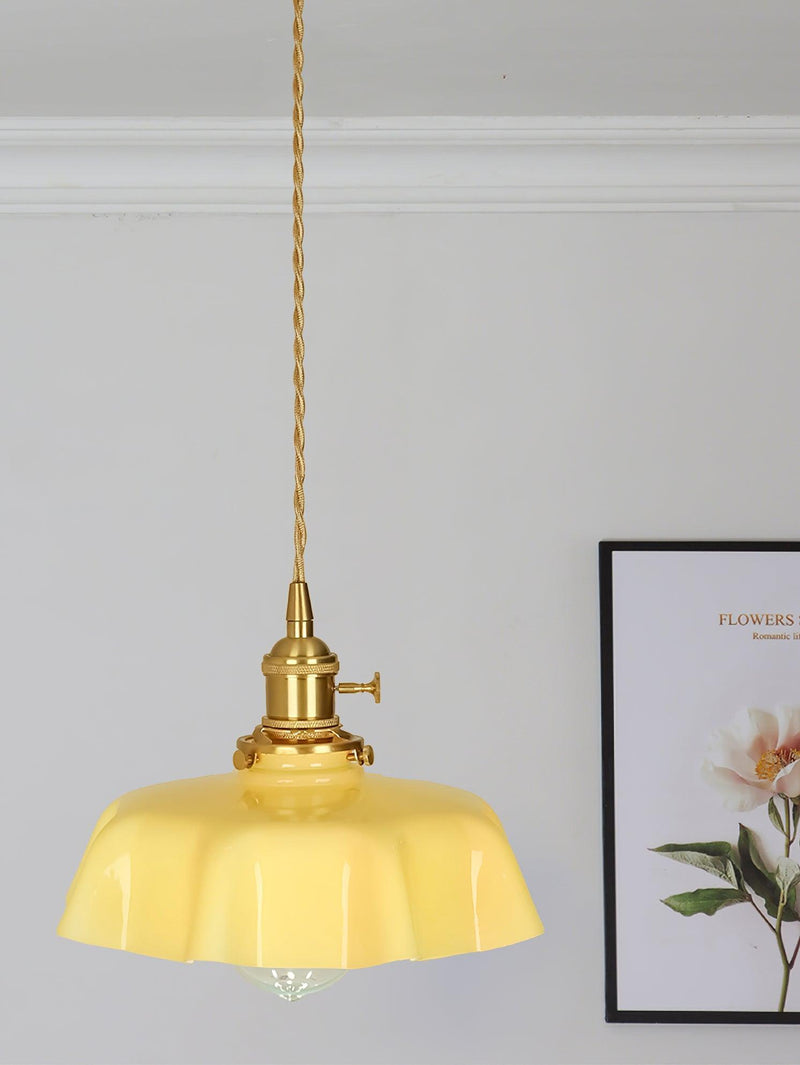 French Flower Pendant Swag Light-DWHOME