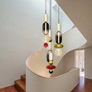 Candied Glass Combo Pendant Light-DWHOME