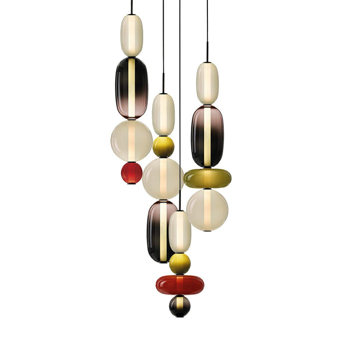 Candied Glass Combo Pendant Light-DWHOME
