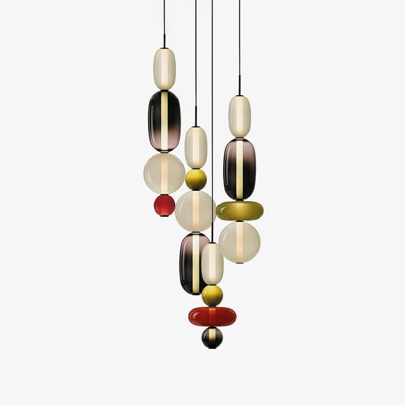 Candied Glass Combo Pendant Light-DWHOME
