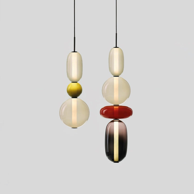 Candied Glass Combo Pendant Light-DWHOME