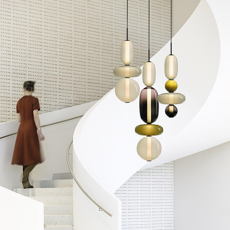 Candied Glass Combo Pendant Light-DWHOME