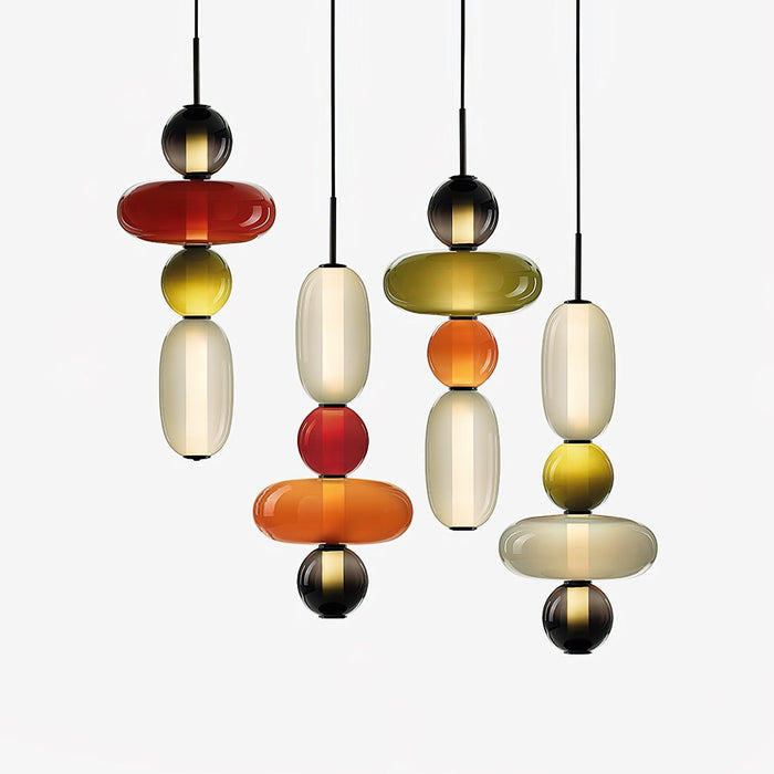 Candied Glass Combo Pendant Light-DWHOME
