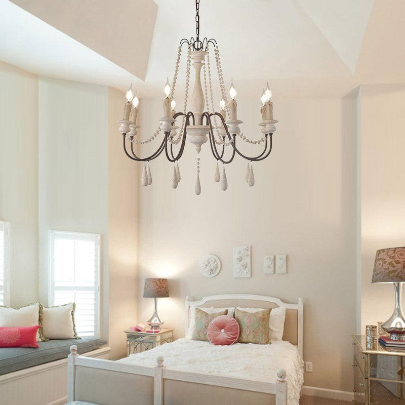 Candle Style Beaded Chandelier-DWHOME
