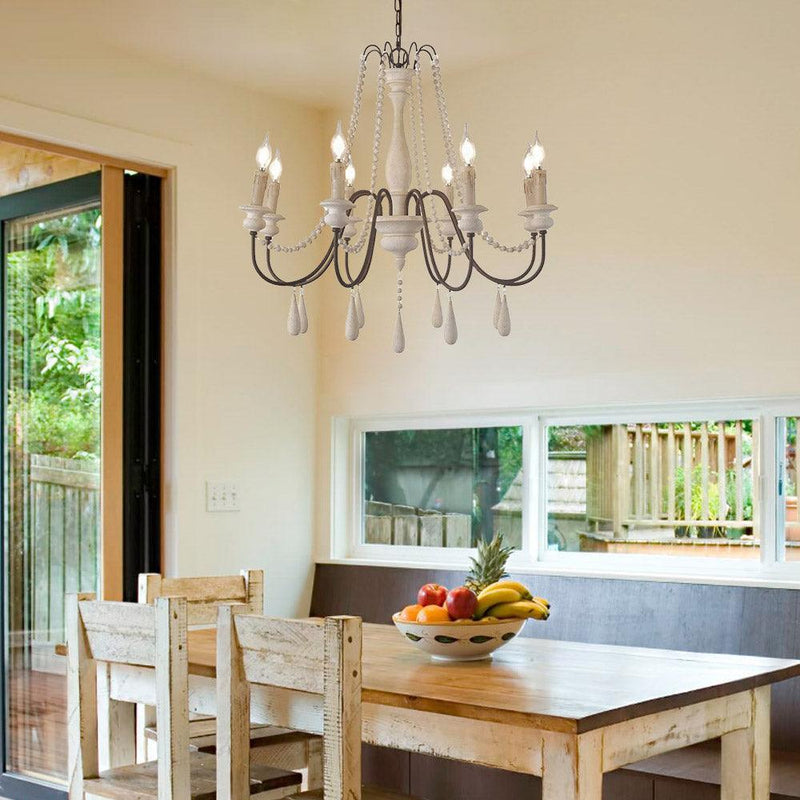 Candle Style Beaded Chandelier-DWHOME