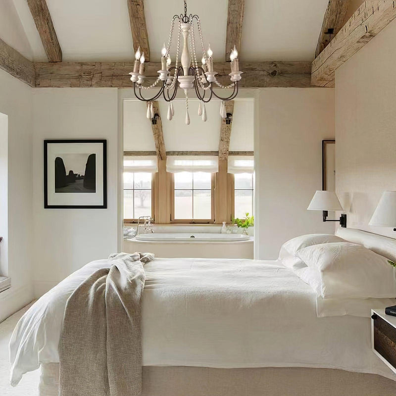 Candle Style Beaded Chandelier-DWHOME
