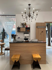 Candle Style Beaded Chandelier-DWHOME