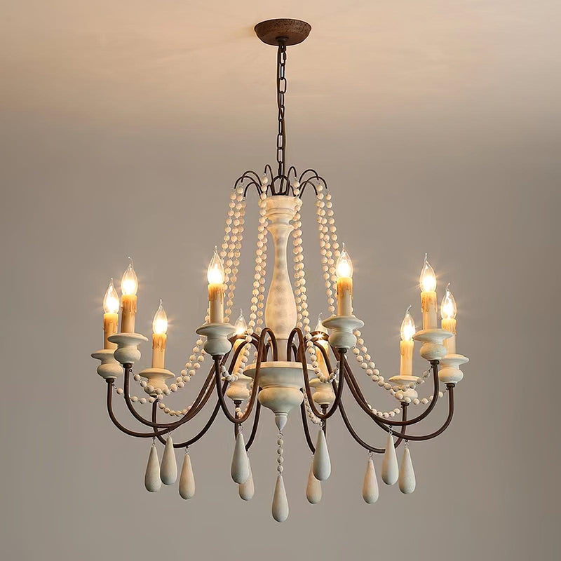 Candle Style Beaded Chandelier-DWHOME