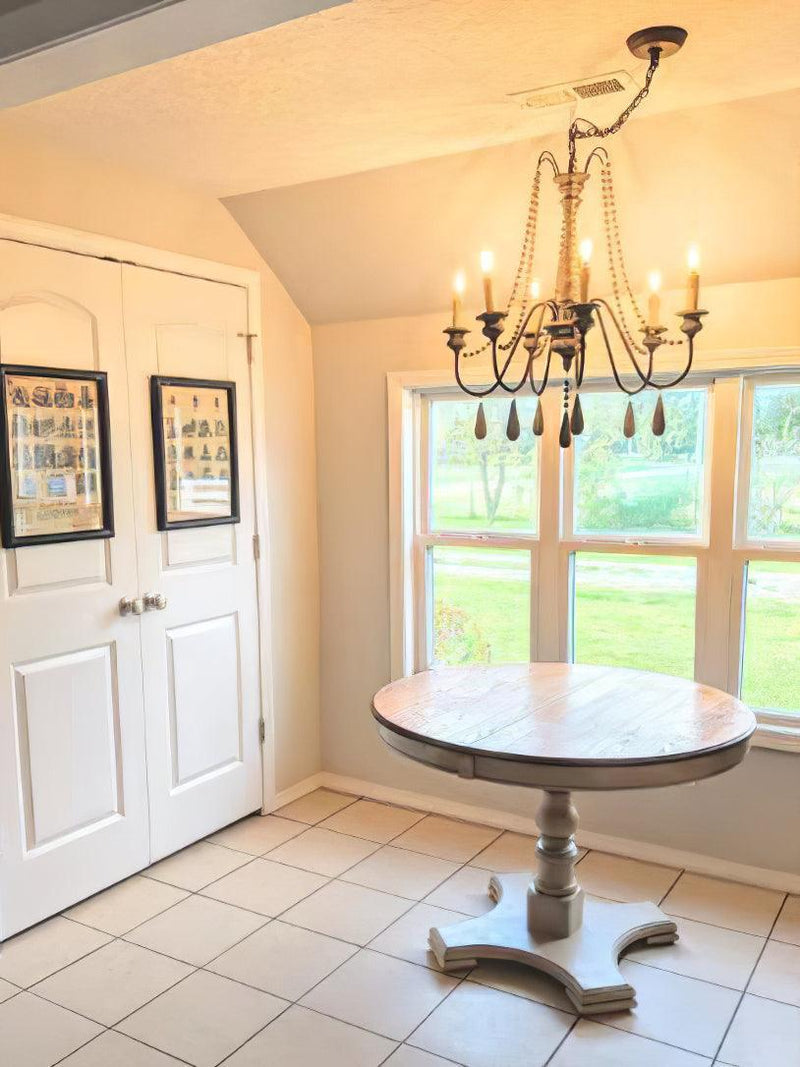 Candle Style Beaded Chandelier-DWHOME