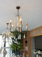 Candle Style Beaded Chandelier-DWHOME