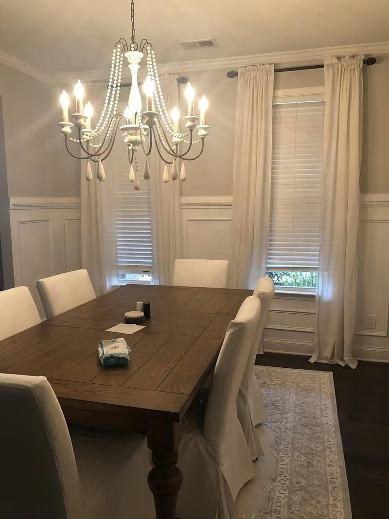 Candle Style Beaded Chandelier-DWHOME
