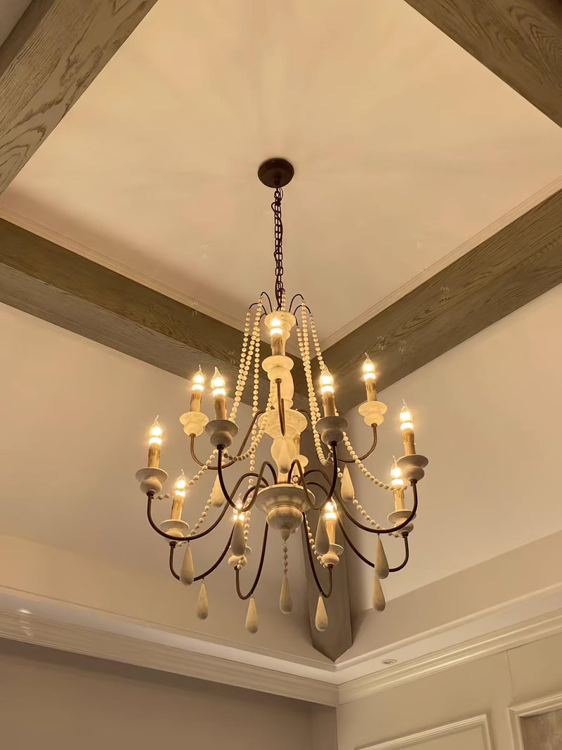 Candle Style Beaded Chandelier-DWHOME