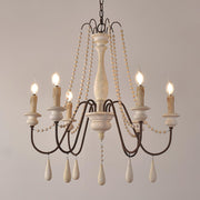 Candle Style Beaded Chandelier-DWHOME