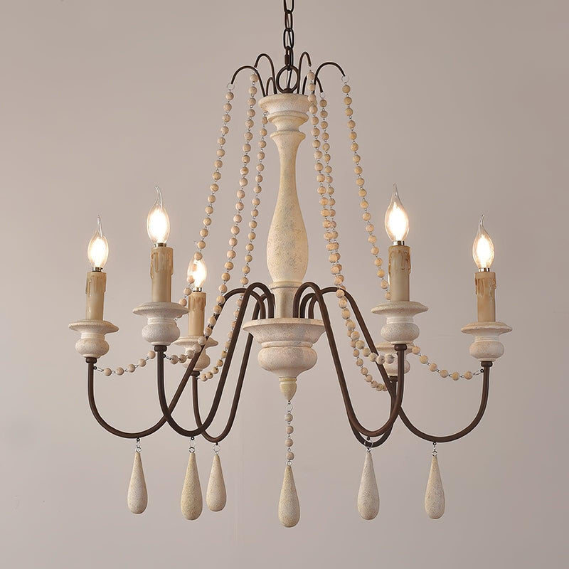 Candle Style Beaded Chandelier-DWHOME