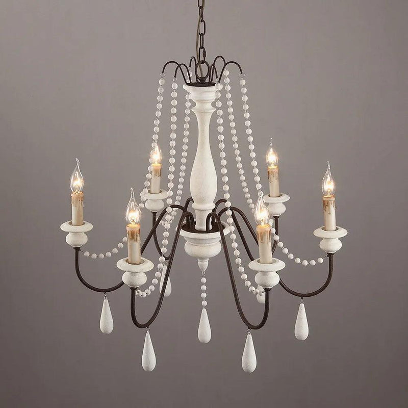 Candle Style Beaded Chandelier-DWHOME