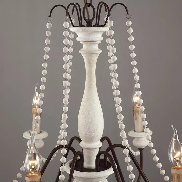 Candle Style Beaded Chandelier - Vakkerlight