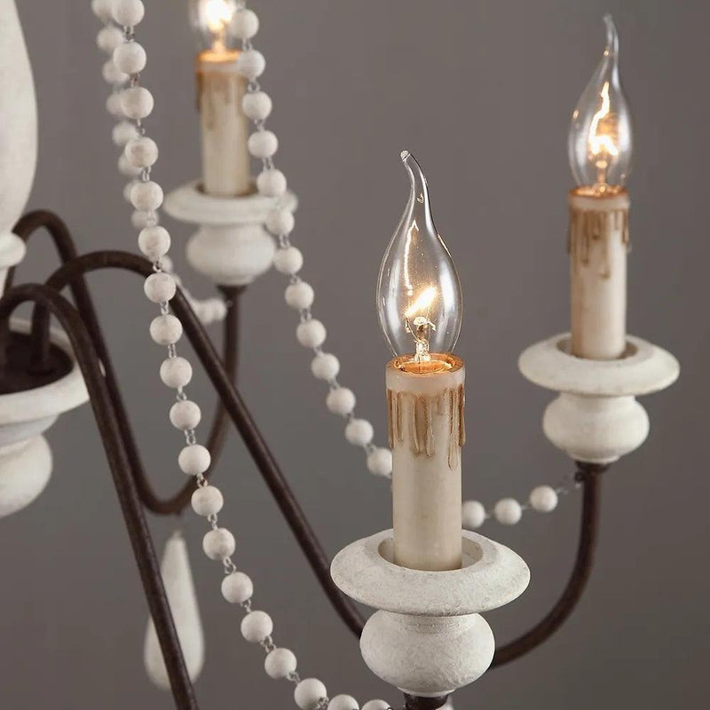 Candle Style Beaded Chandelier-DWHOME