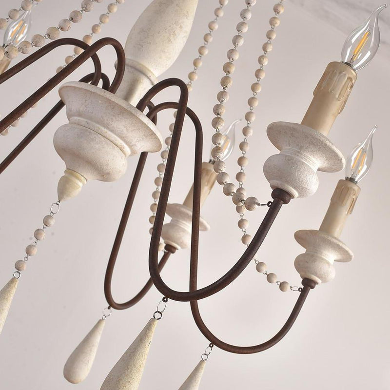 Candle Style Beaded Chandelier-DWHOME