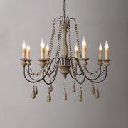 Candle Style Beaded Chandelier-DWHOME