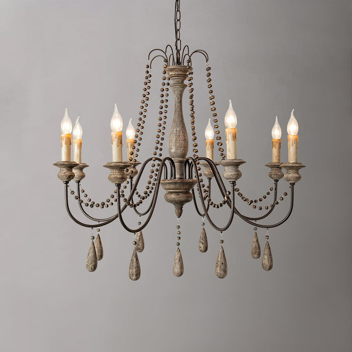 Candle Style Beaded Chandelier - DWHOME