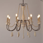 Candle Style Beaded Chandelier-DWHOME