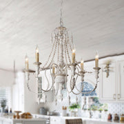 Candle Style Beaded Chandelier-DWHOME