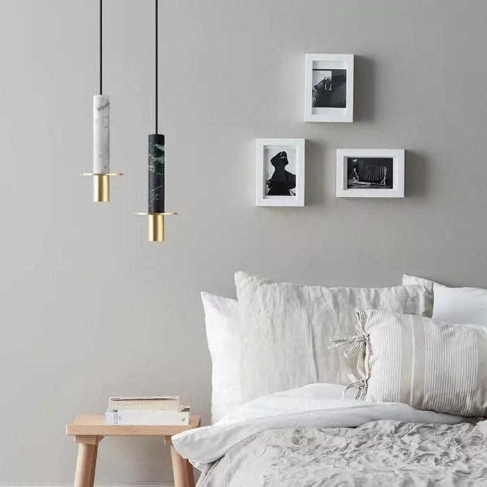 Marble Candlestick Pendant Lights - DWHOME