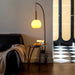 Cantilever Wood Accent Floor Lamp-DWHOME