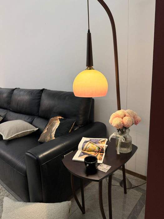 Cantilever Wood Accent Floor Lamp - DWHOME